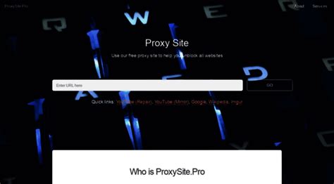 Free Anonymous Web Proxy to Unblock Any Sites 